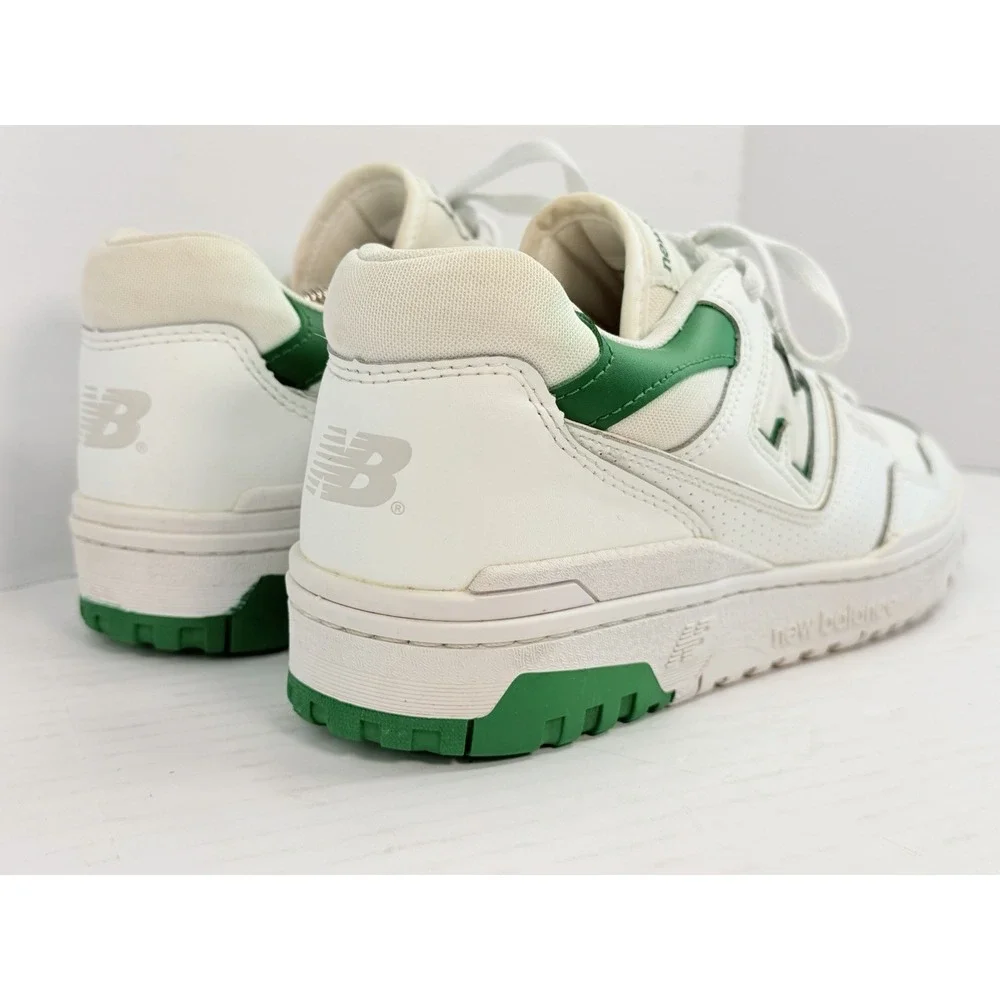 New Balance 550 White Classic Pine Summer Fog Green Men's Size 11 BB550SWB